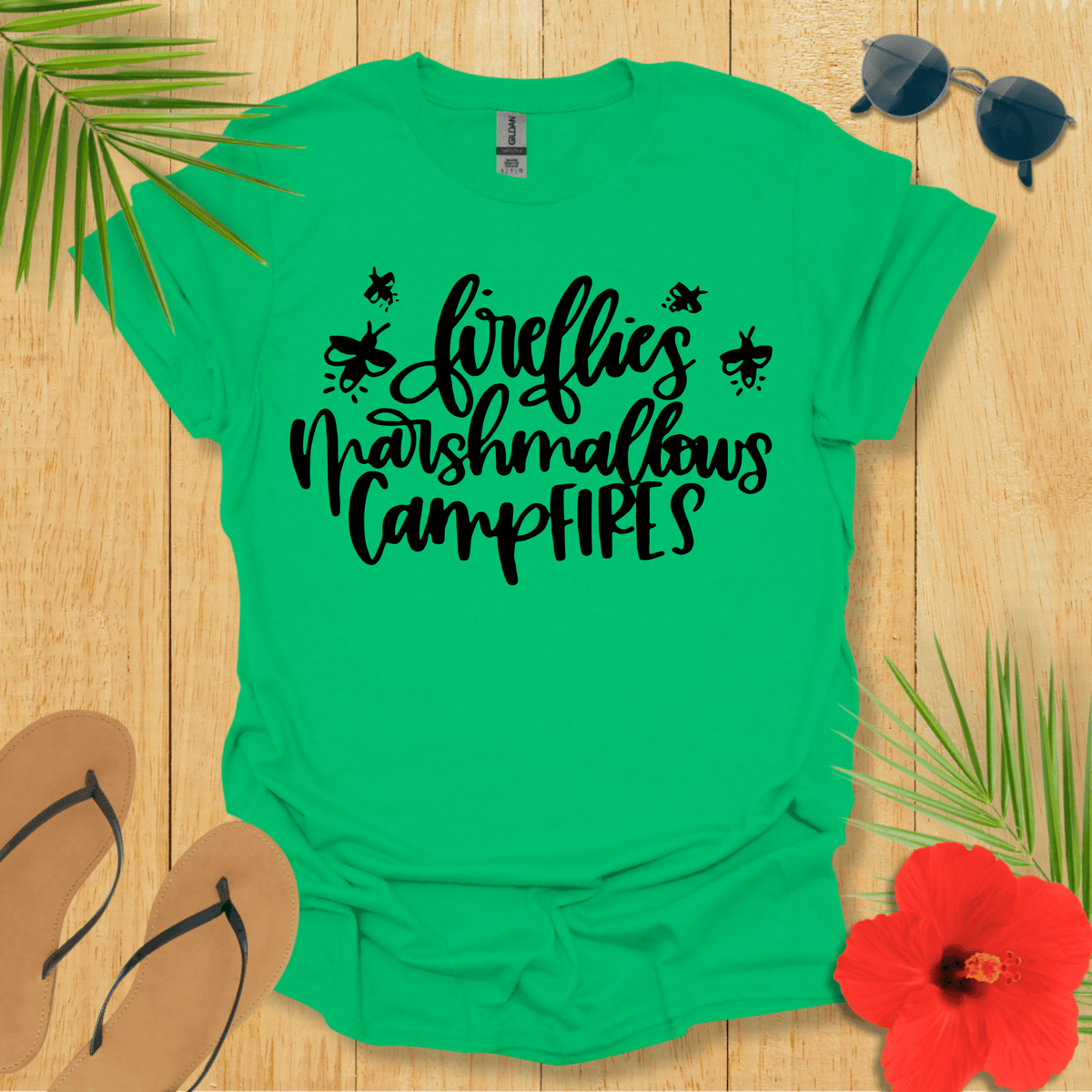 Firefly Night T-Shirt - Nature Lover Graphic Tee - Gift for Nature Lovers - Unisex