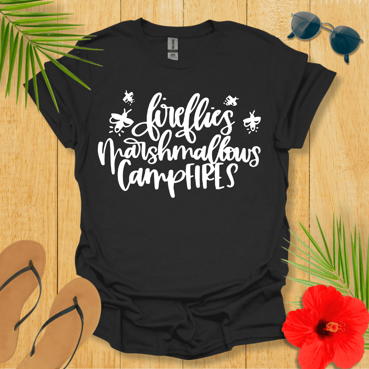 Firefly Night T-Shirt - Nature Lover Graphic Tee - Gift for Nature Lovers - Unisex