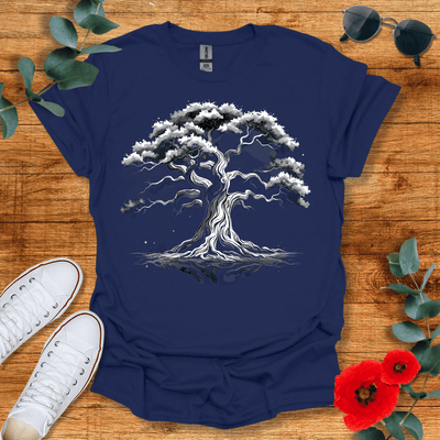Black and White Tree T-Shirt - Nature Lover Graphic Tee - Gift for Nature Lovers - Unisex