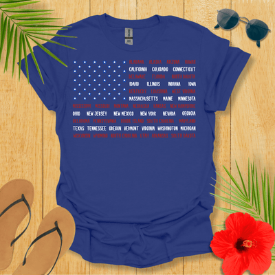 50 States T-Shirt - Nature Lover Graphic Tee - Gift for Nature Lovers - Unisex