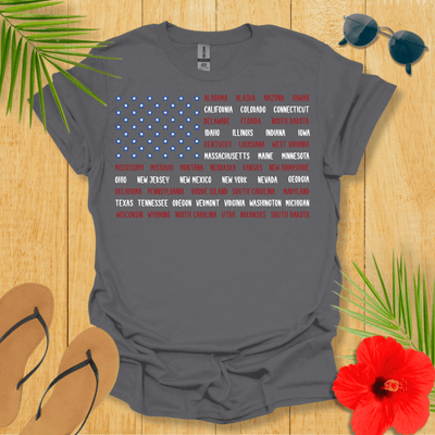 50 States T-Shirt - Nature Lover Graphic Tee - Gift for Nature Lovers - Unisex