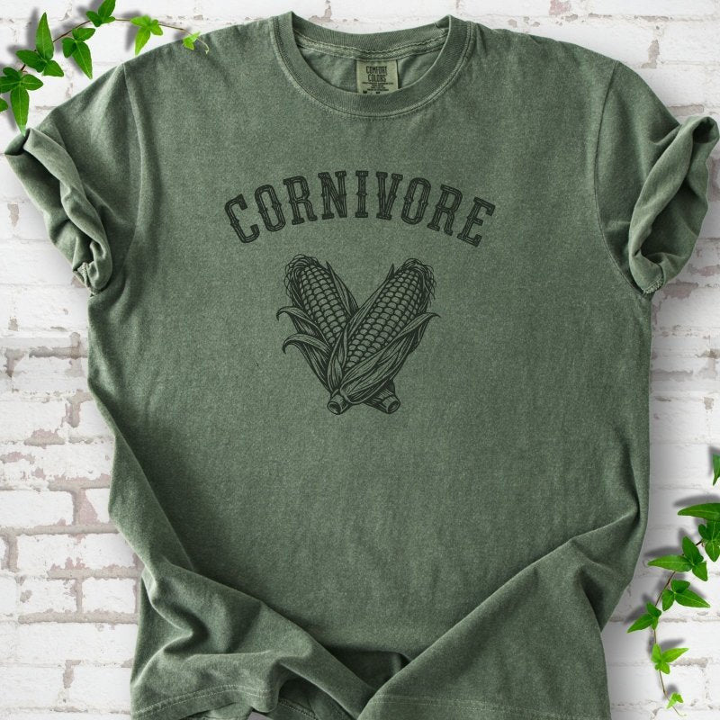 Cornivore Sweet Corn T-Shirt - Plant Lover Graphic Tee - Gift for Plant Lovers - Unisex