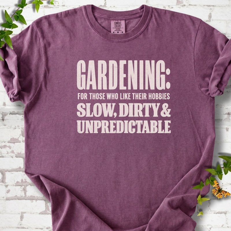 Gardening T-Shirt - Plant Lover Graphic Tee - Gift for Plant Lovers - Unisex