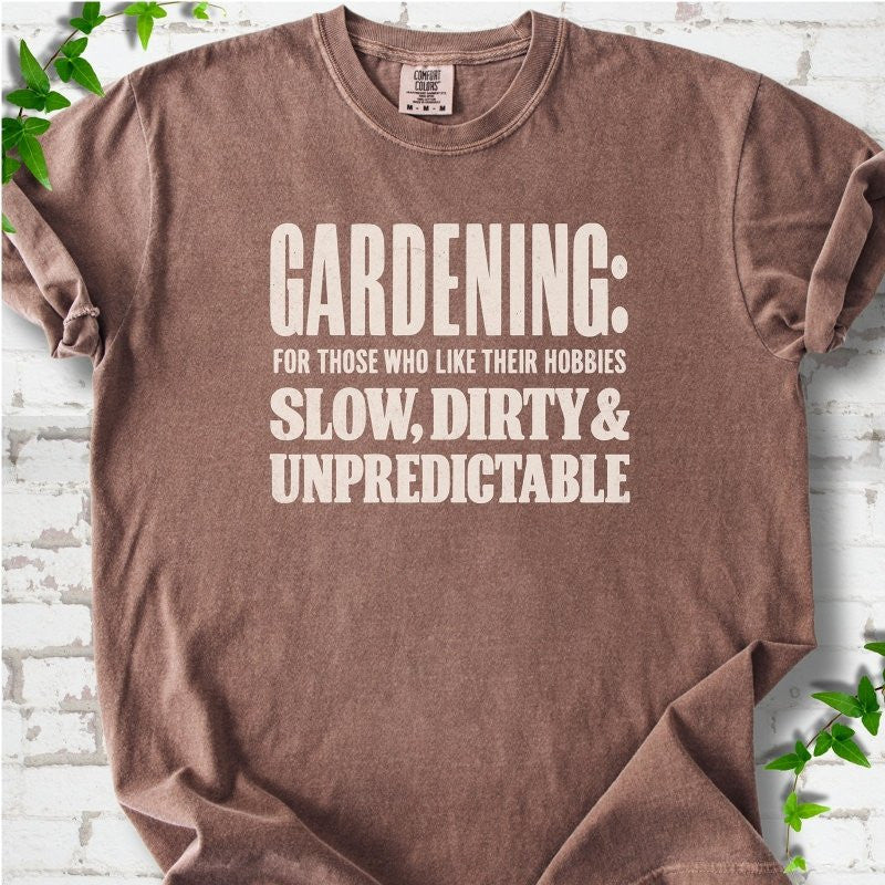 Gardening T-Shirt - Plant Lover Graphic Tee - Gift for Plant Lovers - Unisex