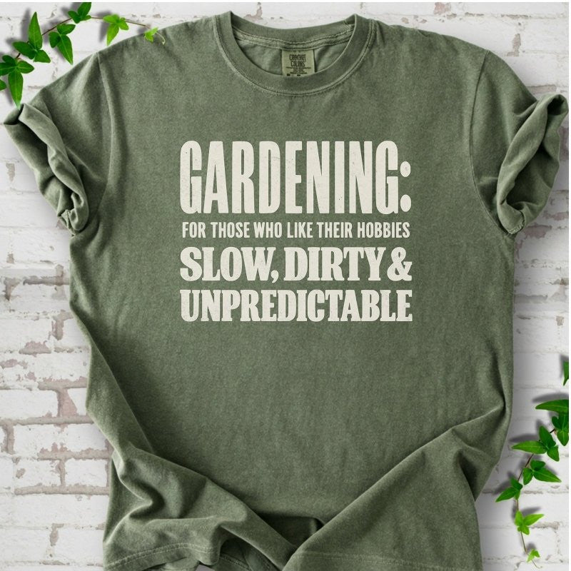 Gardening T-Shirt - Plant Lover Graphic Tee - Gift for Plant Lovers - Unisex