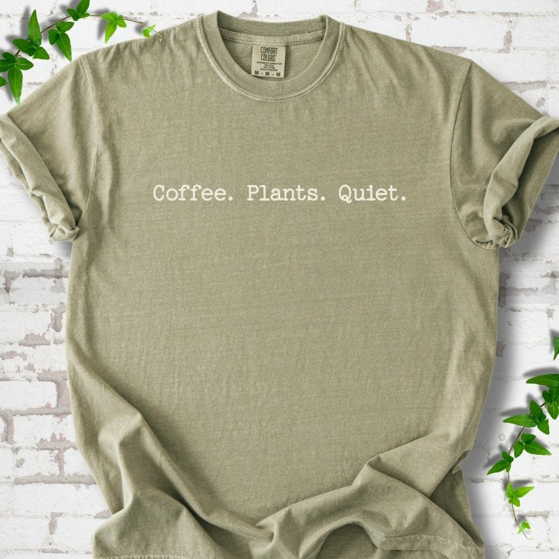 Coffee Plants Quiet T-Shirt - Graphic Tee - Gift for Plant Lovers - Unisex