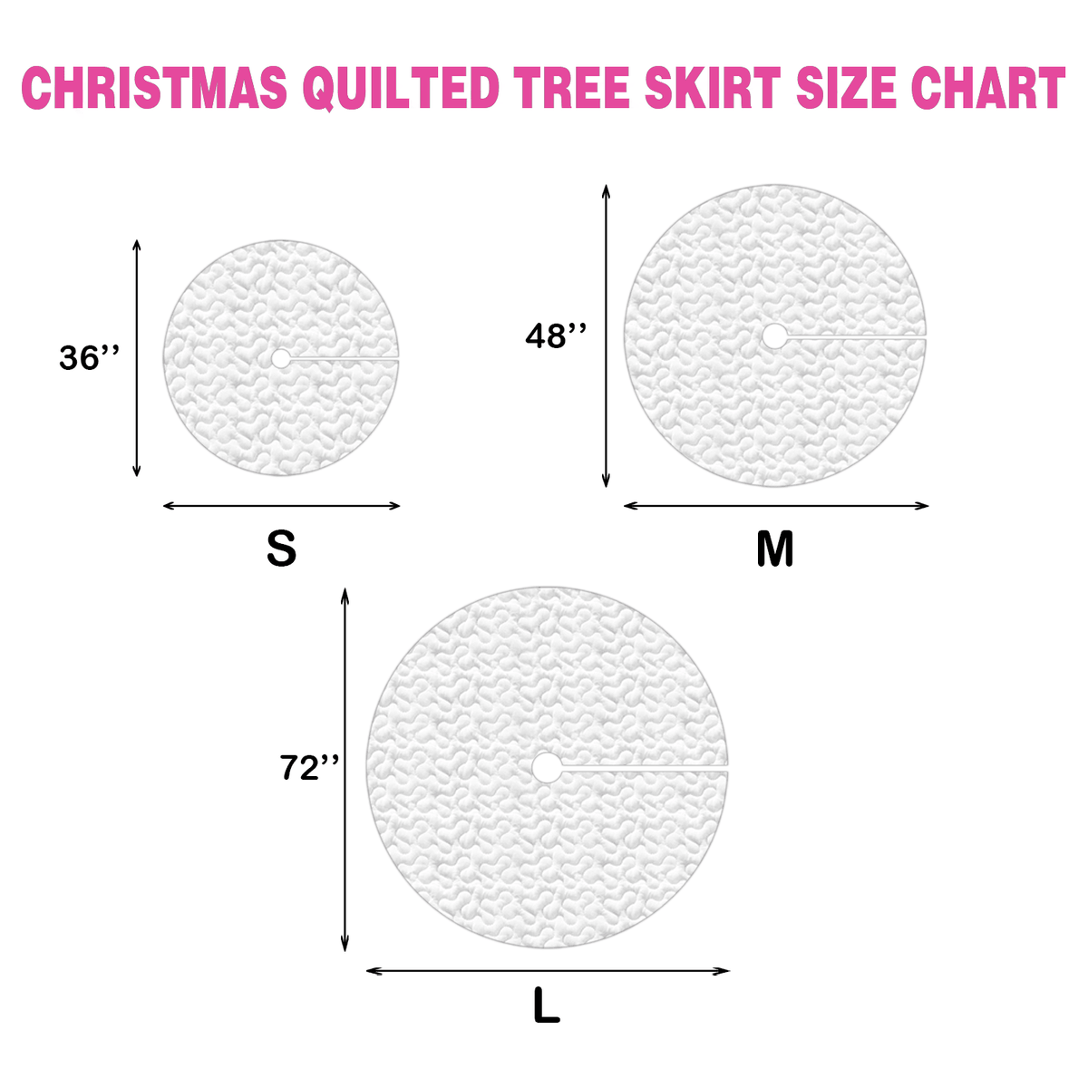 Sunfire Spirit Quilted Christmas Tree Skirt - Round Christmas Tree Decoration - Holiday Home Decor