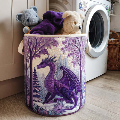 Ember Flight Quilted Laundry Basket - Fabric Laundry Hamper - Housewarming Gift for Mom
