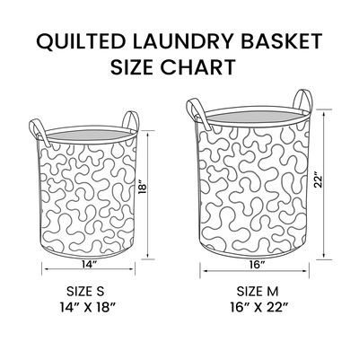 Rustic Highland Quilted Laundry Basket - Fabric Laundry Hamper - Housewarming Gift for Mom