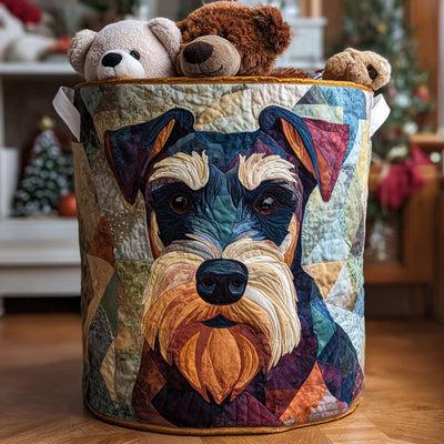 Loyal Eyes Quilted Laundry Basket - Fabric Laundry Hamper - Housewarming Gift for Mom