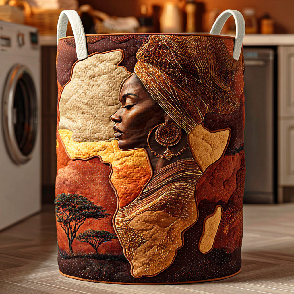 Regal Soul Quilted Laundry Basket - Fabric Laundry Hamper - Housewarming Gift for Mom