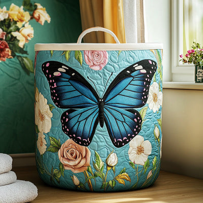 Sky Dancer Quilted Laundry Basket - Fabric Laundry Hamper - Housewarming Gift for Mom