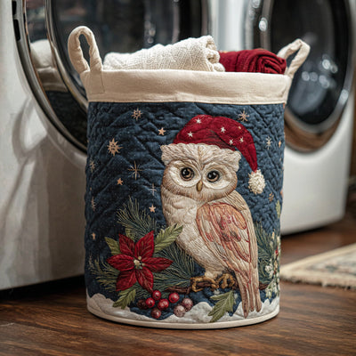Christmas Night Owl Laundry Basket Housewarming Gifts Gift For Mom