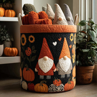 Cursed Cap Critter Quilted Laundry Basket - Fabric Laundry Hamper - Housewarming Gift for Mom