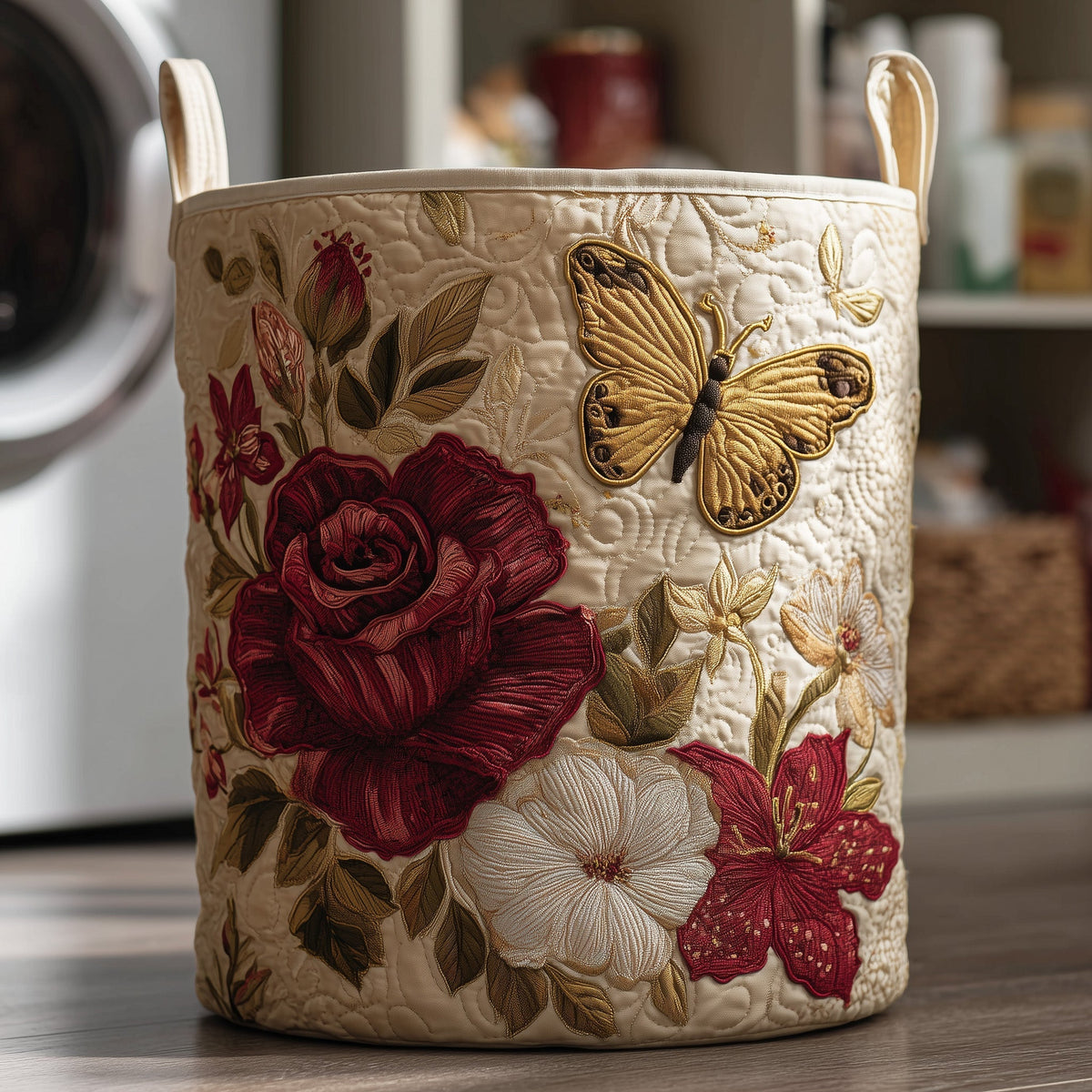 Butterfly Heaven Quilted Laundry Basket GFTOHD9689 Housewarming Gifts Gift For Mom