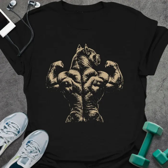 AB Back Pose T-Shirt Gift For Gym Lover