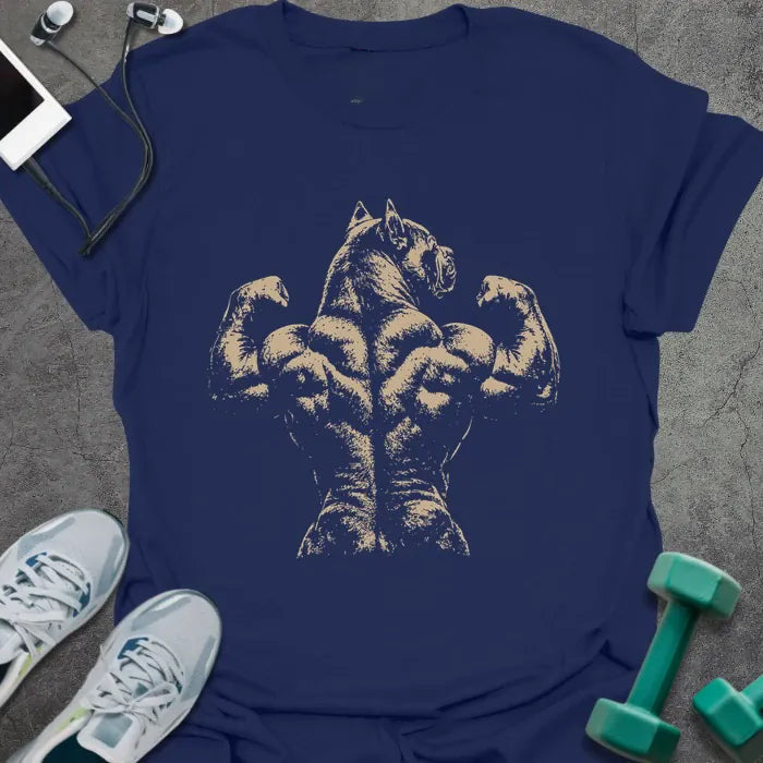 AB Back Pose T-Shirt Gift For Gym Lover