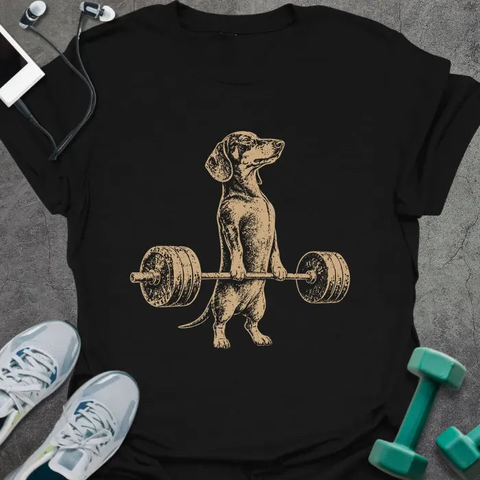 Doxie DL T-Shirt Gift For Gym Lover