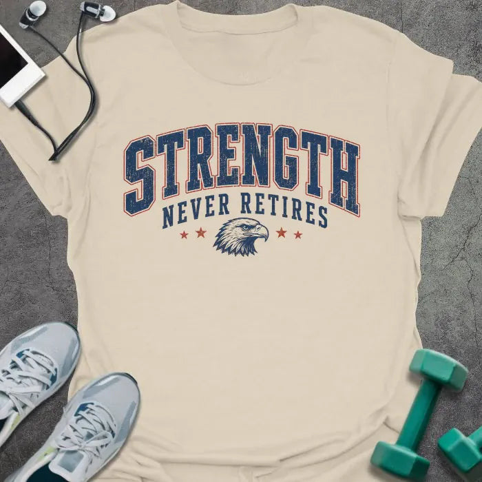 Eagle Strength T-Shirt Gift For Gym Lover