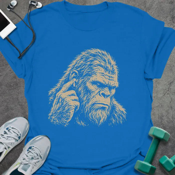Bigfoot Locked T-Shirt Gift For Gym Lover