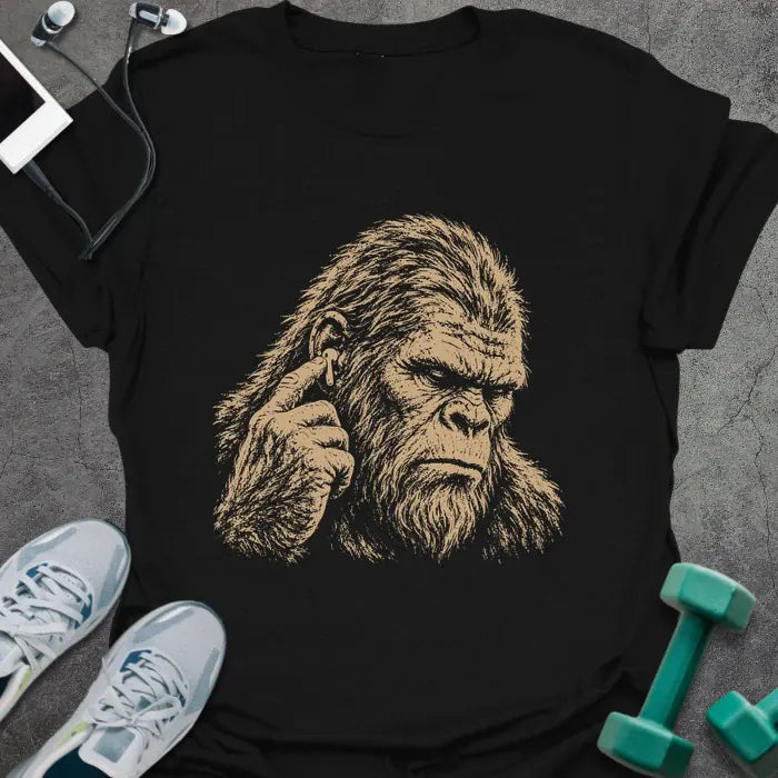 Bigfoot Locked T-Shirt Gift For Gym Lover