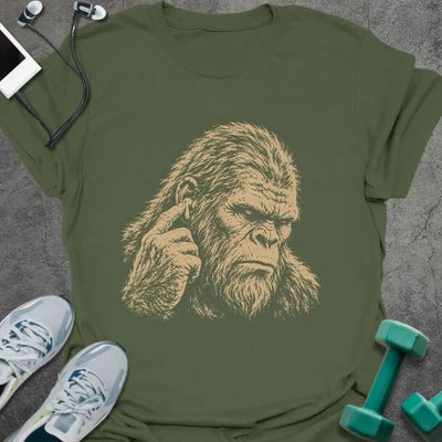 Bigfoot Locked T-Shirt Gift For Gym Lover