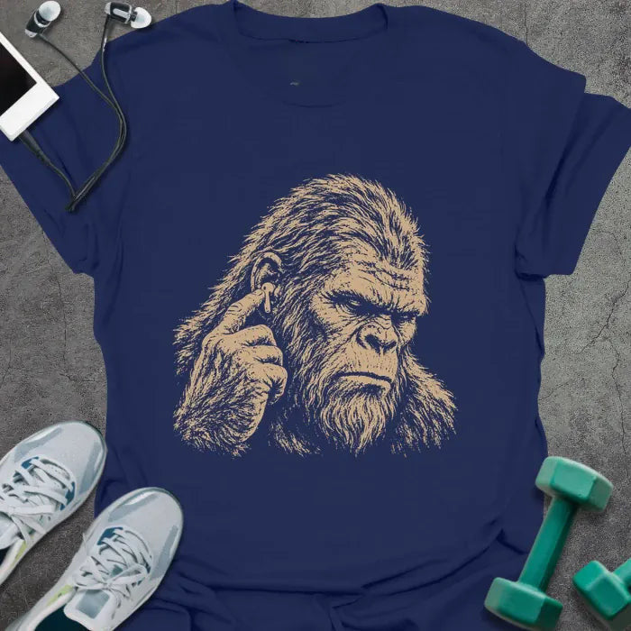 Bigfoot Locked T-Shirt Gift For Gym Lover