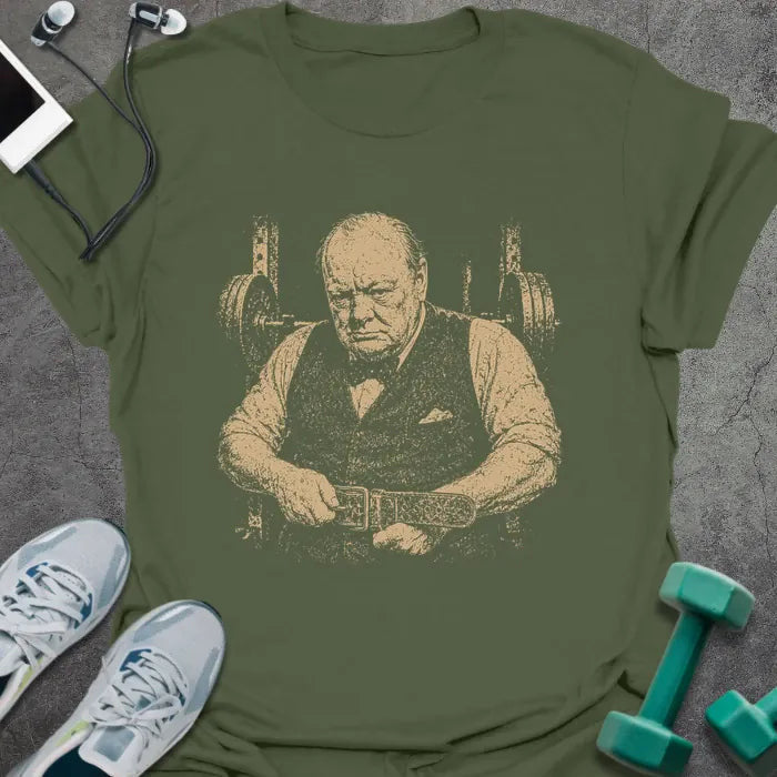 Churchill  Prep T-Shirt Gift For Gym Lover