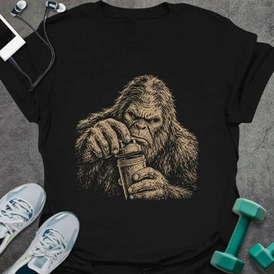 Bigfoot Struggle T-Shirt Gift For Gym Lover