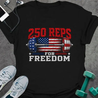 Freedom Reps T-Shirt Gift For Gym Lover