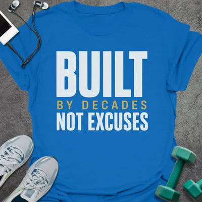 Decades Built T-Shirt Gift For Gym Lover