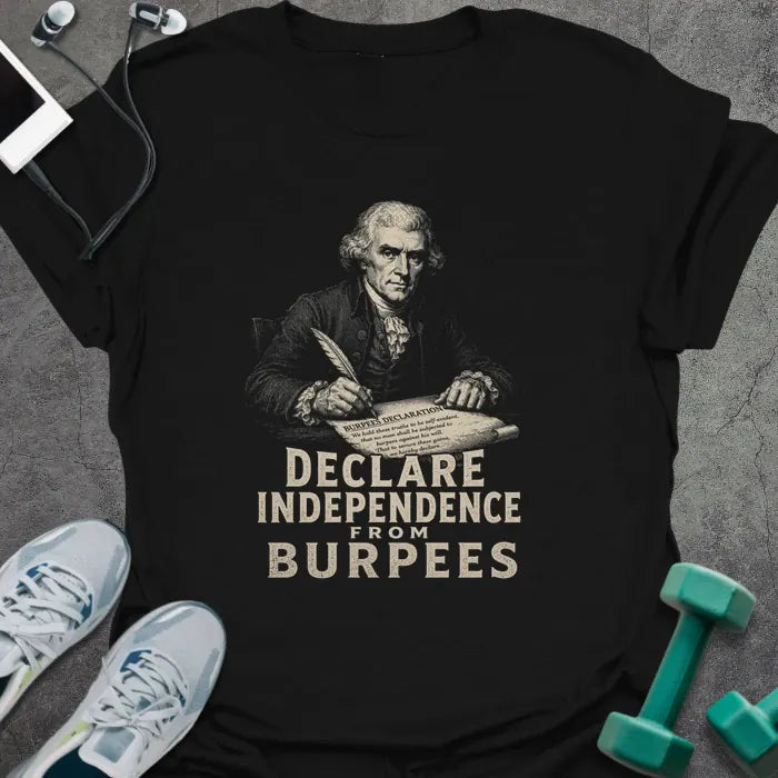 Burpee Declaration T-Shirt Gift For Gym Lover
