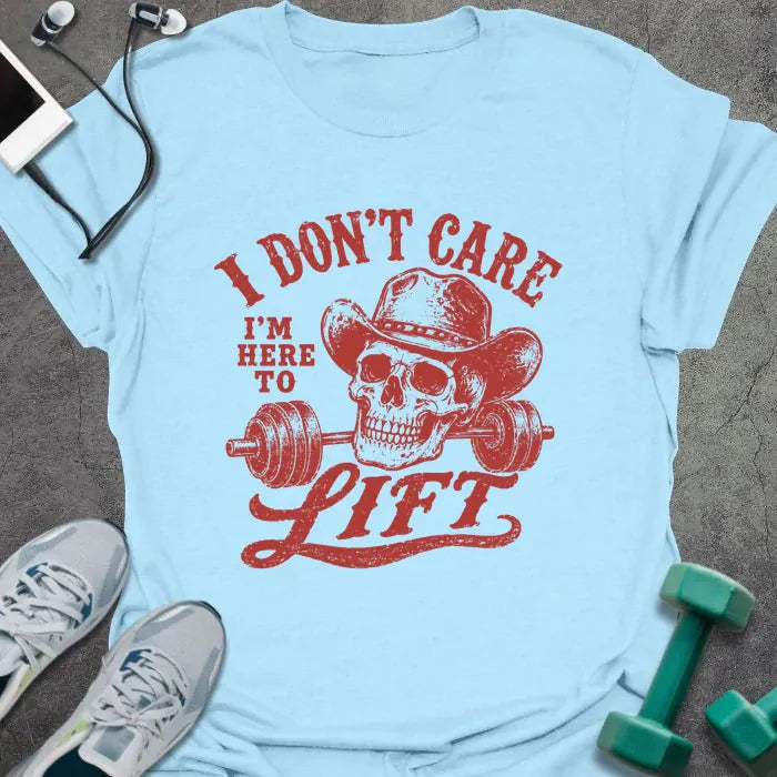 Cowboy Lift T-Shirt Gift For Gym Lover