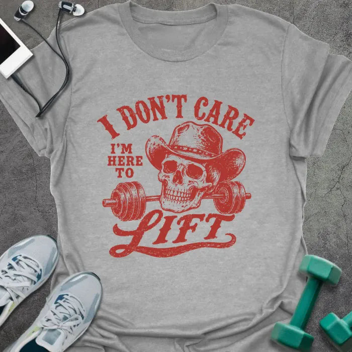 Cowboy Lift T-Shirt Gift For Gym Lover