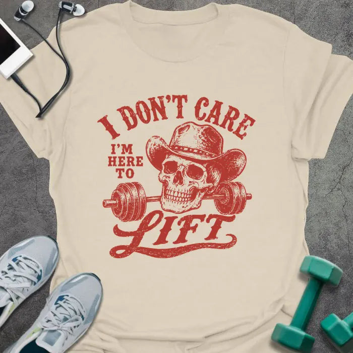 Cowboy Lift T-Shirt Gift For Gym Lover