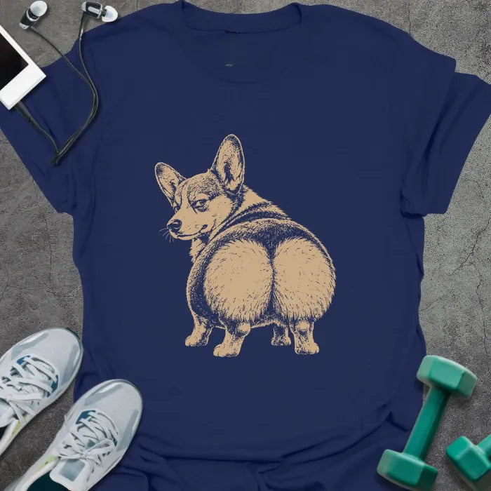 Corgi Pump T-Shirt Gift For Gym Lover