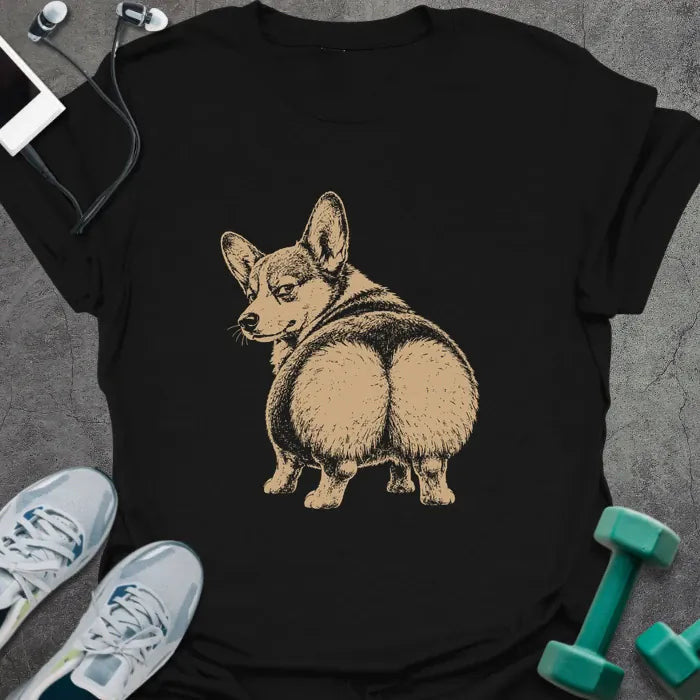 Corgi Pump T-Shirt Gift For Gym Lover