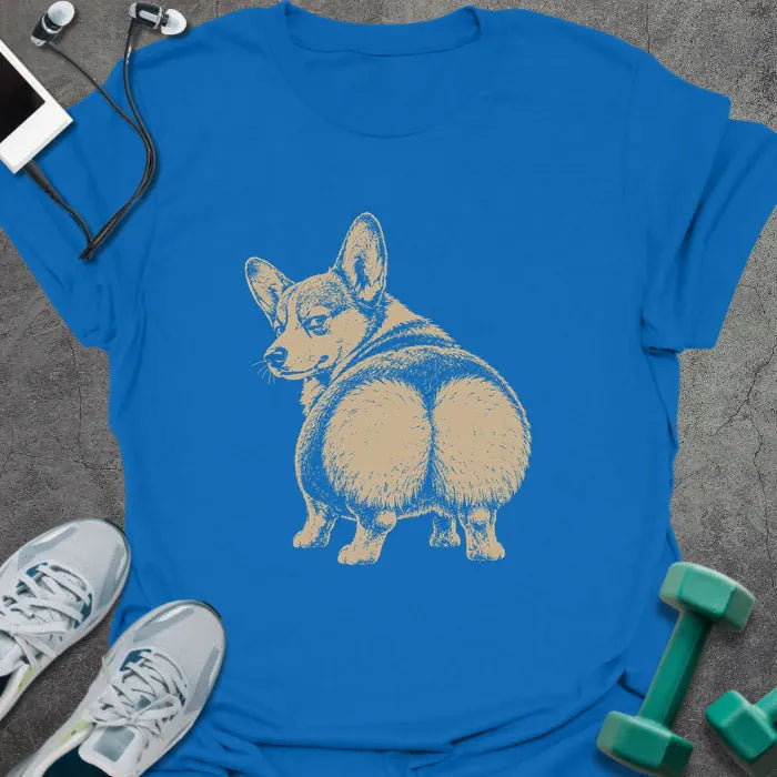 Corgi Pump T-Shirt Gift For Gym Lover