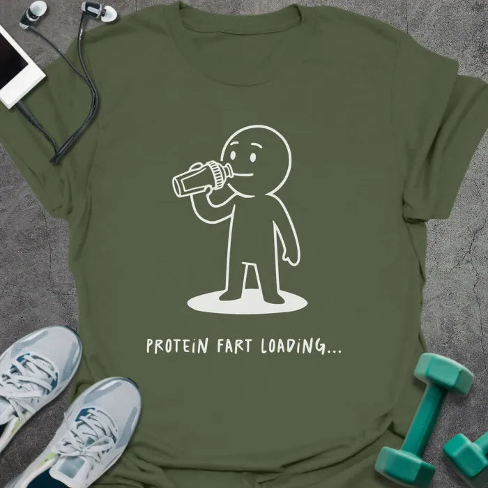 Fart Loading T-Shirt Gift For Gym Lover
