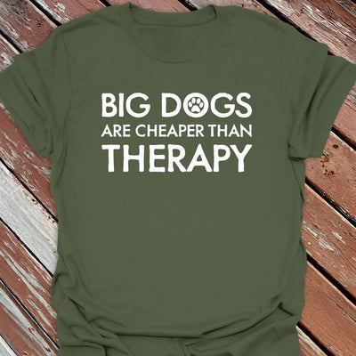 Cheaper Than Therapy T-Shirt - Dog Graphic Tee - Gift for Dog Lovers - Unisex