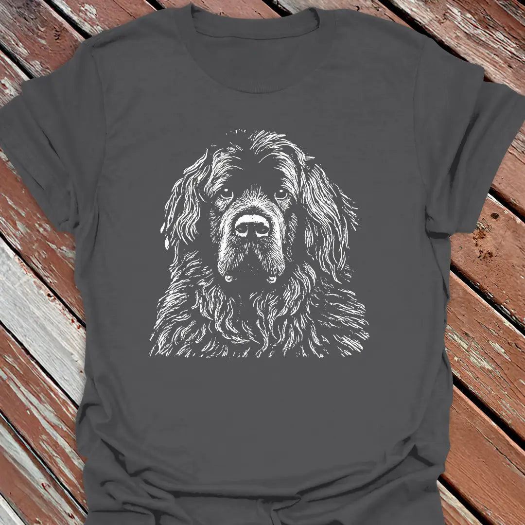 Floofy Newfie T-Shirt - Dog Graphic Tee - Gift for Dog Lovers - Unisex