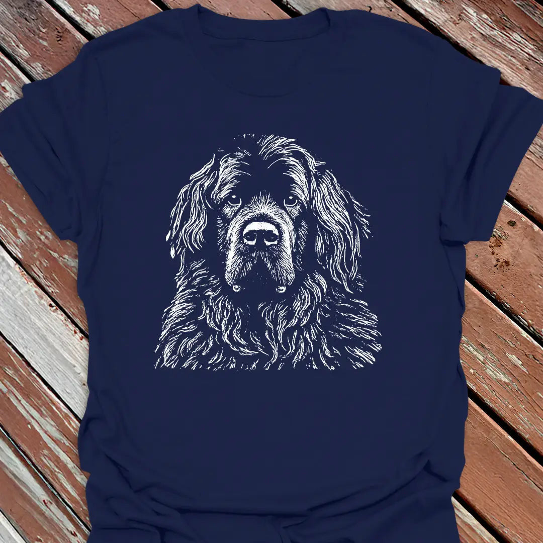 Floofy Newfie T-Shirt - Dog Graphic Tee - Gift for Dog Lovers - Unisex