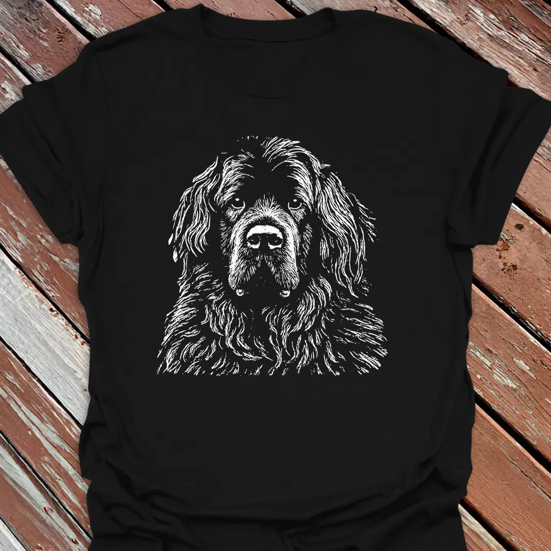 Floofy Newfie T-Shirt - Dog Graphic Tee - Gift for Dog Lovers - Unisex
