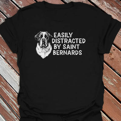 Distracted St. Bernards T-Shirt - Dog Graphic Tee - Gift for Dog Lovers - Unisex