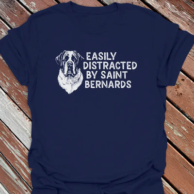 Distracted St. Bernards T-Shirt - Dog Graphic Tee - Gift for Dog Lovers - Unisex