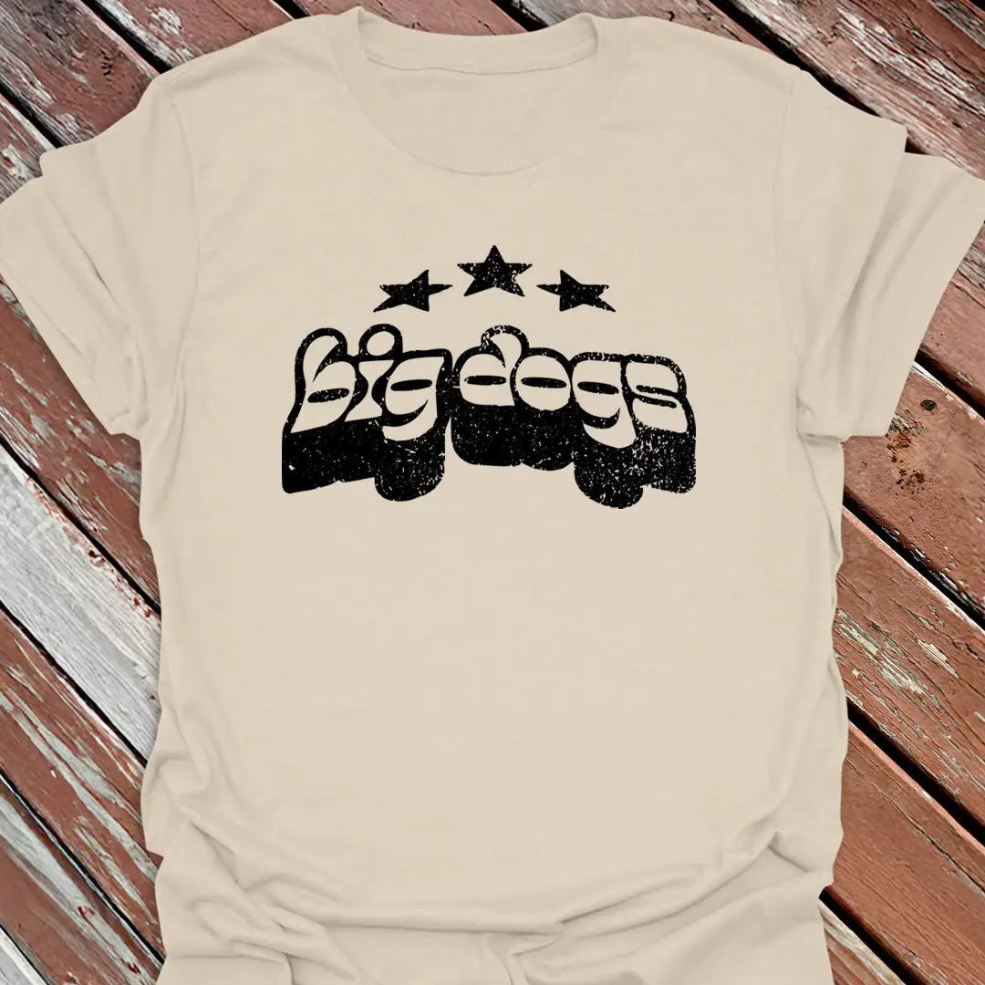 Big Dogs 3D T-Shirt - Dog Graphic Tee - Gift for Dog Lovers - Unisex