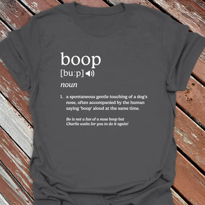Boop Definition T-Shirt - Dog Graphic Tee - Gift for Dog Lovers - Unisex