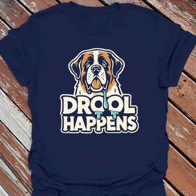 Drool Happens T-Shirt - Dog Graphic Tee - Gift for Dog Lovers - Unisex