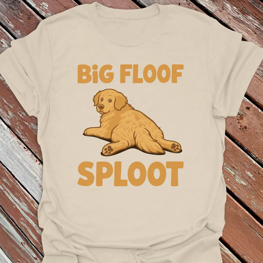 Big Floof Sploot T-Shirt - Dog Graphic Tee - Gift for Dog Lovers - Unisex