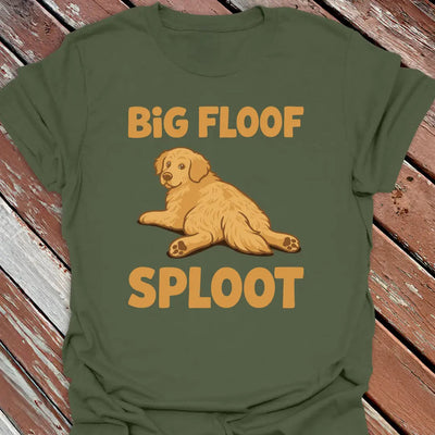 Big Floof Sploot T-Shirt - Dog Graphic Tee - Gift for Dog Lovers - Unisex